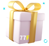 Receba seus bônus de boas-vindas no 77F